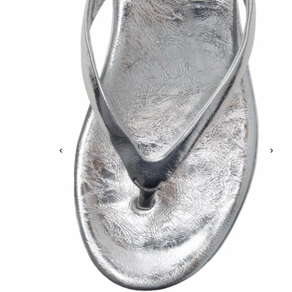 Jeffrey Campbell Silver Sandals - Picture 2 of 9